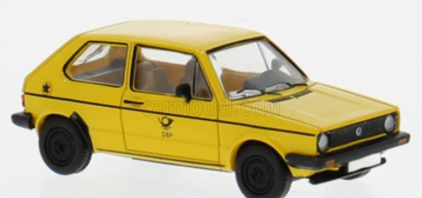 Premium classixxs Volkswagen Golf Mki Livery Deutsche Bundespost 1980 1:87 Žlutá