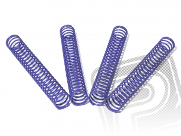 Pružina tlumiče 14.4X117X1.4mm 26závitů (fialové/4ks)