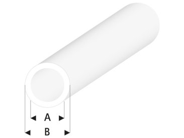 Raboesch profil ASA trubka transparentní 5x6x330mm (5)