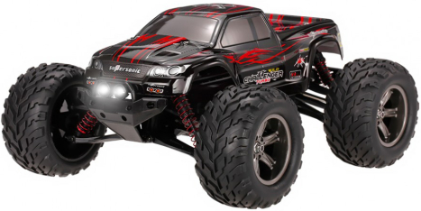 ROZBALENO - RC auto X9115 Challenger monster, červená