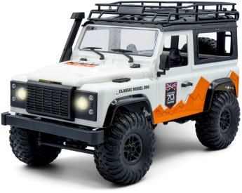 RC auto Land Rover Trail 1/12 RTR 4WD, bílá + náhradní baterie