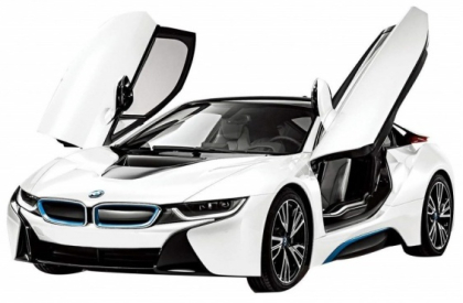 RC auto BMW i8, bílá