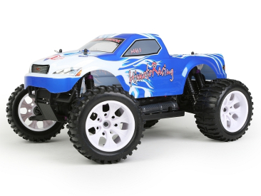 RC auto HiMOTO Monster Truck EMXT-1, modrá