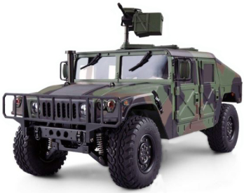 RC auto Hummer H1 1:10, zelená kamufláž