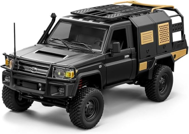 RC auto Land Cruiser Supertourer Toyota, černá + náhradní baterie
