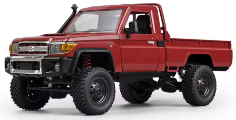 RC auto Land Cruiser Toyota, červená