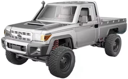 RC auto Land Cruiser Toyota PRO, stříbrná + náhradní baterie