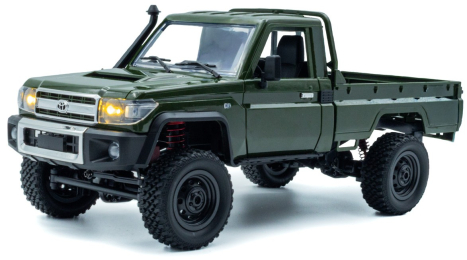 RC auto Land Cruiser Toyota, zelená + náhradní baterie