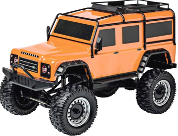 ROZBALENO - RC auto Land Rover Defender Rock Crawler, oranžová