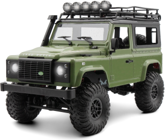 RC auto Land Rover Defender T98 1/12, zelená + náhradní baterie