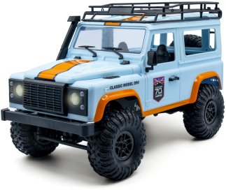 RC auto Land Rover Trail 1/12 RTR 4WD, modrá + náhradní baterie