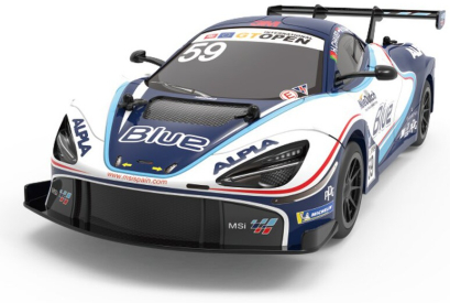 RC auto MC Laren 720S GT3, modrá