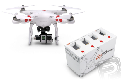 Dron DJI F309 Phantom 2 +H4-3D + nabíjecí stanice