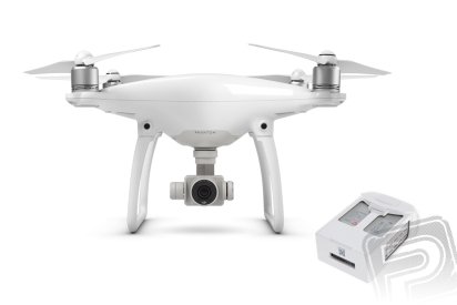 Dron DJI Phantom 4 + baterie navíc