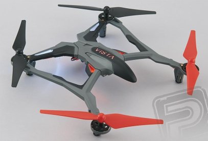 RC dron Dromida Vista UAV Quad, červená