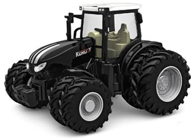 RC kovový traktor Korody 8kolový 1:24, černý