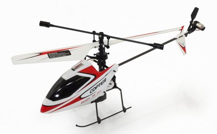 RC vrtulník WL Toys V911, červená