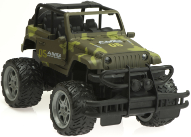 NA DÍLY - RC auto Off-Road Jeep 1:14, maskáčová