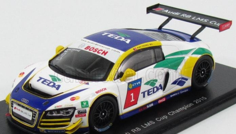 Spark-model Audi R8 Lms N 1 Asia Cup Champion 2015 Alex Yoong 1:43 Bílá Modrá Červená