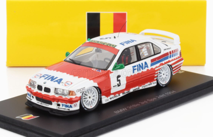 Spark-model BMW 3-series 318is Team Bmw Fina Bastos N 5 3rd 24h Spa 1994 Jeam Michel Martin - Patrick Slaus - Altfrid Heger 1:43 Červená Bílá