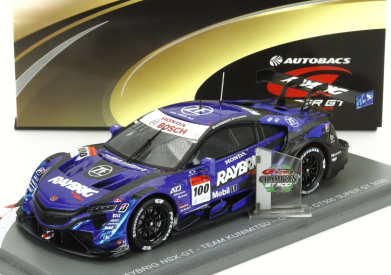 Spark-model Honda Nsx-gt Team Stanley Kunimitsu N 100 Gt500 Class Super Gt 2020 Naoki Yamamoto - Tadasuke Makino 1:43 Modrá Černá