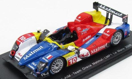 Spark-model Oreca 01-aim Team Matmut N 10 24h Le Mans 2009 S.ortelli - B.senna - T.monteiro 1:43 Červená Modrá Bílá Žlutá