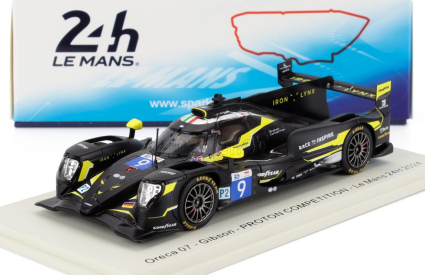 Spark-model Oreca 07 Gibson Gk428 4.2l V8 Team Proton Competition N 9 24h Le Mans 2024 Maceo Capietto - Jonas Ried - Bent Viscaal 1:43 Černá Žlutá