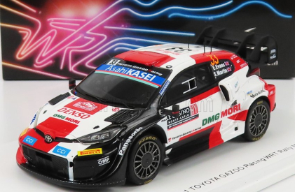 Spark-model Toyota Yaris Gr Rally1 Team Toyota Gazoo Racing Wrt N 33 Rally Montecarlo 2022 E.evans - S.martin 1:43 Bílá Červená Černá
