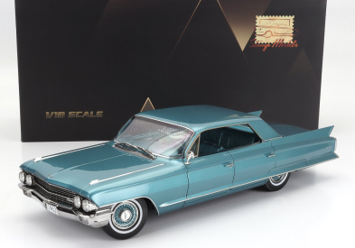 Stamp-models Cadillac Sedan De Ville 1962 1:18 San Remo Tyrkysově Zelená Met