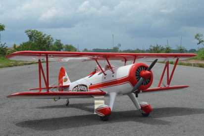 RC letadlo Stearman Red Baron Pizza 1,82m