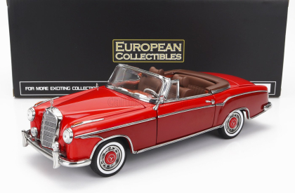 Sun-star Mercedes benz 220se Cabriolet Open 1960 1:18 2 Tóny Červené