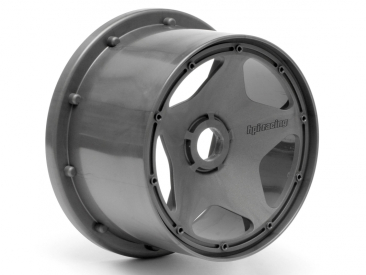 Super Star Wheel Gunmetal Rear (120X75Mm)