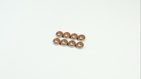 SWORKz HIGH-PERFORMANCE kuličkové ložiska s červenou gum. prachovkou 8x16x5mm, 10 ks.