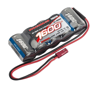 XTEC RX-pack Straight 2/3A NiMH - BEC - 6.0V - 1600mAh