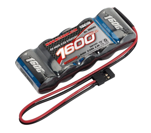 XTEC RX-pack Straight 2/3A NiMH - JR - 6.0V - 1600mAh