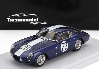 Tecnomodel Ferrari 250 Gt Sperimentale 3.0l V12 Team Bear N 28 12h Sebring 1962 Ed Hugus - George Reed 1:43 Modrá Bílá