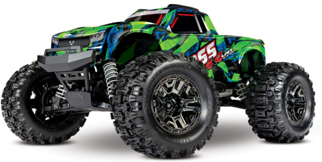 RC auto Traxxas Hoss 1:10 VXL 4WD TQi RTR, zelená