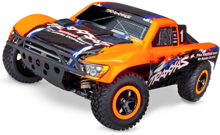 RC auto Traxxas Slash 1:10 VXL 4WD RTR, oranžová