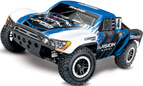 RC auto Traxxas Slash 1:10 VXL 4WD TQi, Vision, modrá