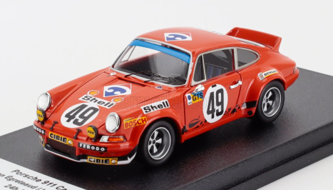 Trofeu Porsche 911 Carrera Rsr Coupe N 49 24h Le Mans 1973 Jean Egreteaud - Jean Claude Lagniez 1:43 Orange