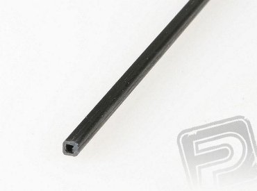 Uhlíkový hranol dutý 3mm/2mm 1m