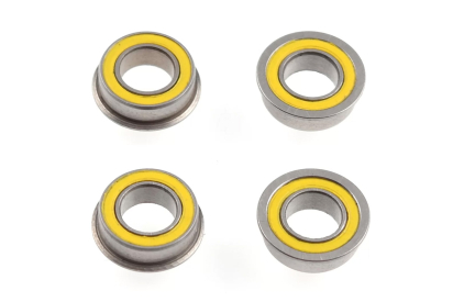 Ultra kuličkové ložiska 5x9x3mm s límcem, (4 ks.)