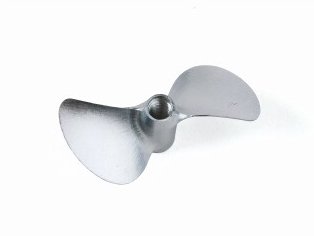 Závodní alu lodní šroub 2 listý, pravý, stoupání 34mm, 27,0mm/M4