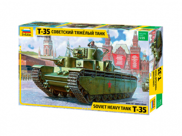 Zvezda těžký sovětský tank T-35 (1:35)