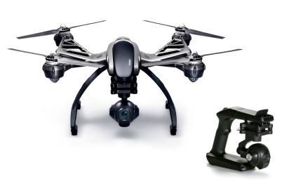 YUNEEC Q500 4K TYPHOON, SteadyGrip a trolly kufrem - vystavený kus