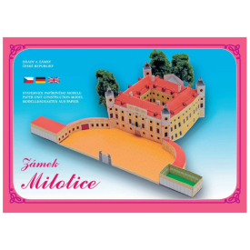 Zámek Milotice - papírový model 1:350
