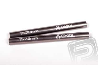 Zavitová hliníková vzpěra 7x73mm - šedá (2 ks.)