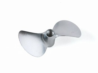 Závodní alu lodní šroub 2 listý, pravý, stoupání 34mm, 27,0mm/M4