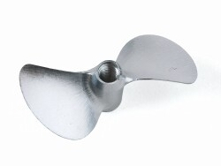 Závodní alu lodní šroub 2 listý, pravý, stoupání 38mm, 32,0mm/M4