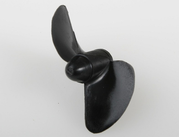 Závodní lodní šroub 2 listý, pravý, stoupání 40mm, 29,0mm/M4, černá